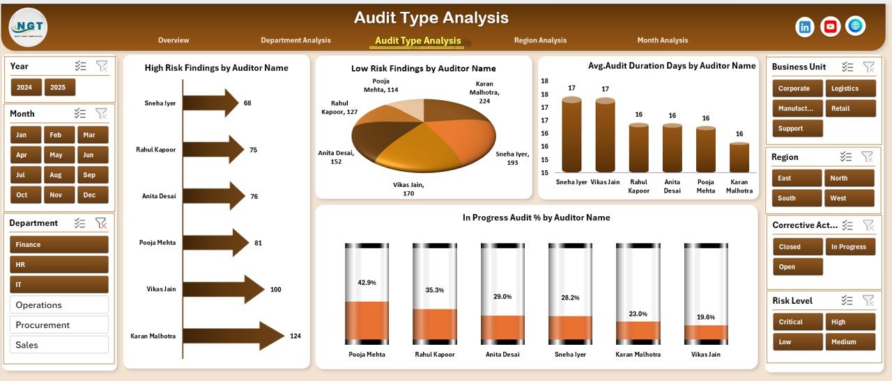 Financial Auditing Dashboard in Excel - Image 4