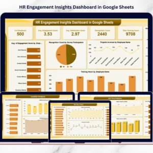 HR Engagement Insights Dashboard in Google Sheets