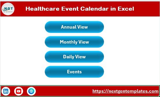 Healthcare Event Calendar in Excel - Image 2