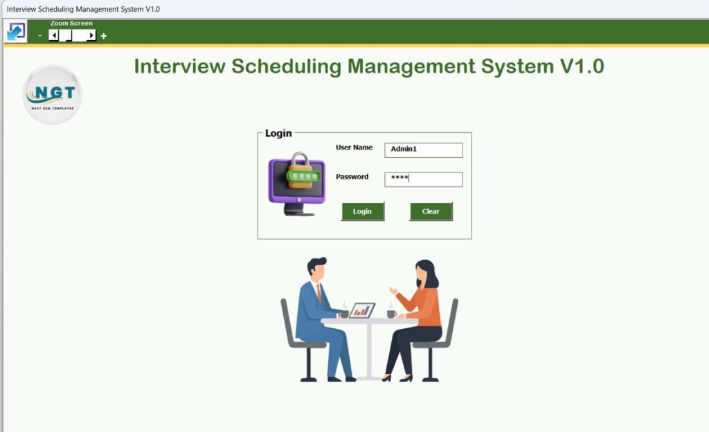 Interview Scheduling Management System V1.0 - Next Gen Templates