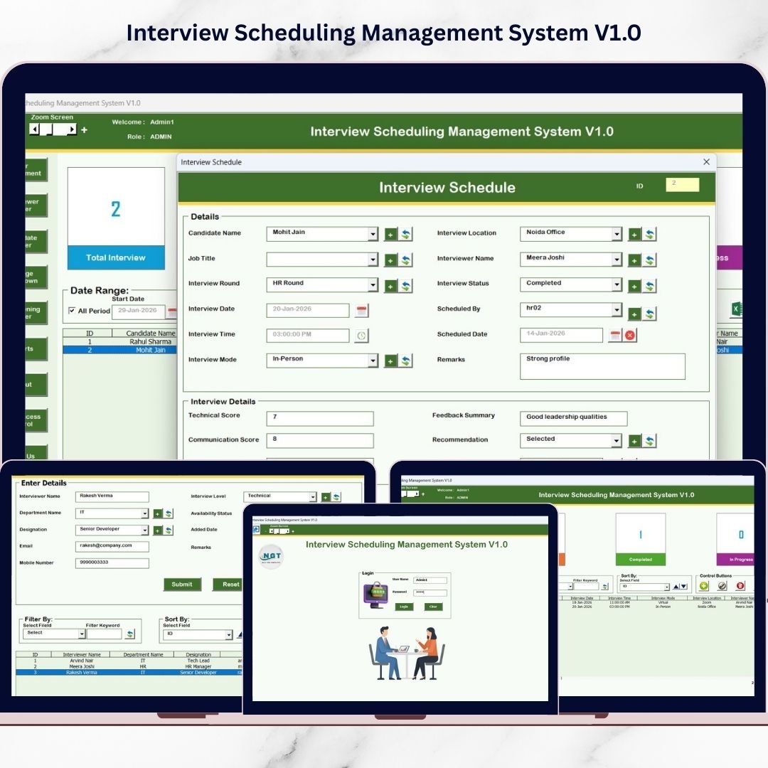 Interview Scheduling Management System V1.0
