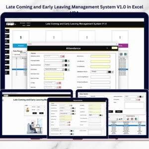 Late Coming and Early Leaving Management System V1.0 in Excel VBA