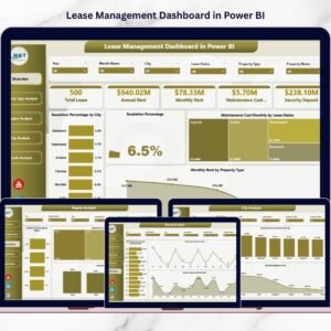 Lease Management Dashboard in Power BI