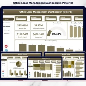 Office Lease Management Dashboard in Power BI