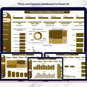 Ports and Harbors Dashboard in Power BI