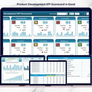 Product Development KPI Scorecard in Excel