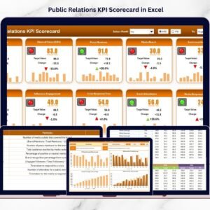 Public Relations KPI Scorecard in Excel