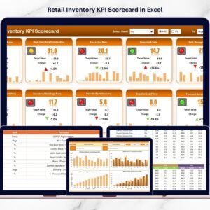 Retail Inventory KPI Scorecard in Excel