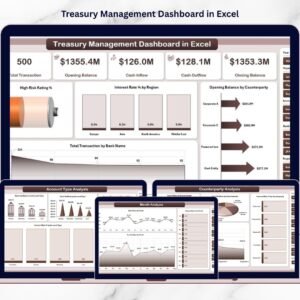 Treasury Management Dashboard in Excel