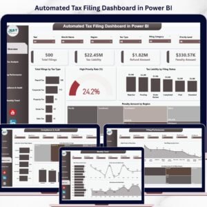 Automated Tax Filing Dashboard in Power BI