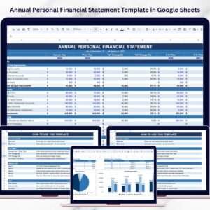 Annual Personal Financial Statement Template in Google Sheets