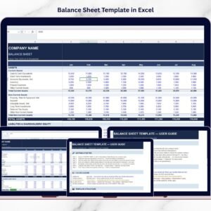 Balance Sheet Template in Excel
