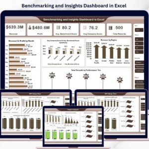 Benchmarking and Insights Dashboard in Excel