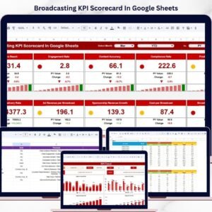 Broadcasting KPI Scorecard In Google Sheets