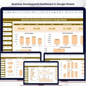 Business Development Dashboard in Google Sheets