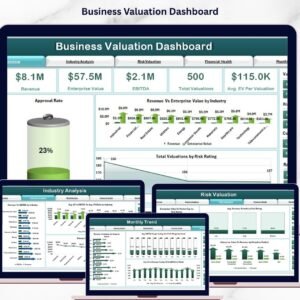 Business Valuation Dashboard in Excel