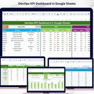 DevOps KPI Dashboard in Google Sheets