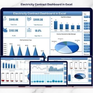 Electricity Contract Dashboard in Excel