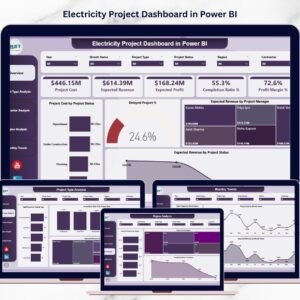 Electricity Project Dashboard in Power BI