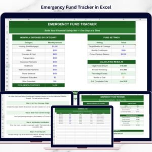 Emergency Fund Tracker in Excel