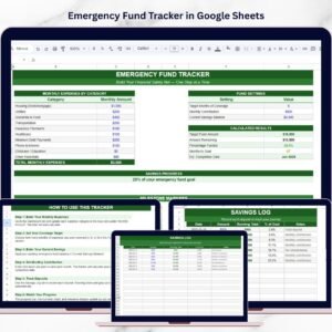 Emergency Fund Tracker in Google Sheets