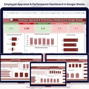 Employee Appraisal & Performance Dashboard in Google Sheets