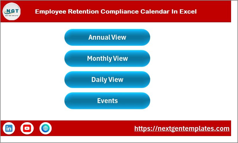 Employee Retention Compliance Calendar In Excel - Image 2