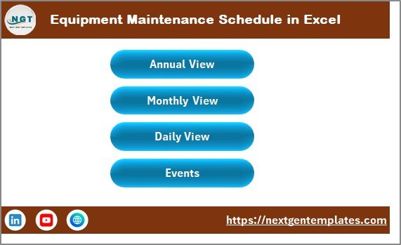 Equipment Maintenance Schedule in Excel