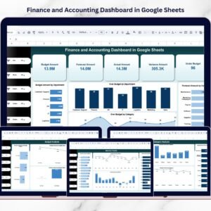 Finance and Accounting Dashboard in Google Sheets
