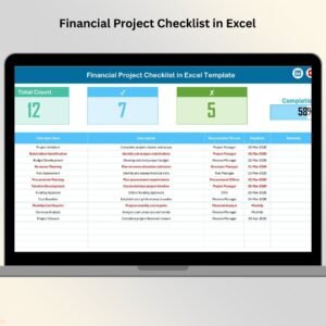 Financial Project Checklist in Excel