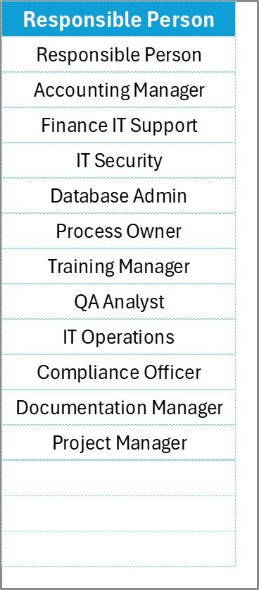 Financial Task Checklist in Excel - Image 3