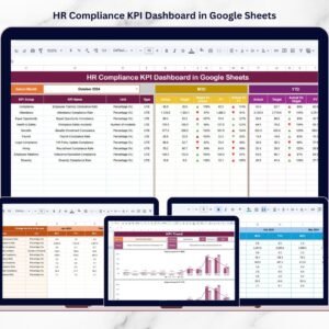 HR Compliance KPI Dashboard in Google Sheets