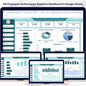 HR Employee Performance Analytics Dashboard in Google Sheets