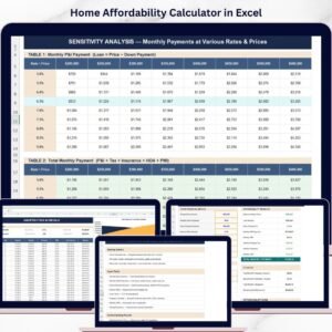 Home Affordability Calculator in Excel
