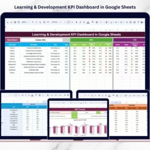 Learning & Development KPI Dashboard in Google Sheets
