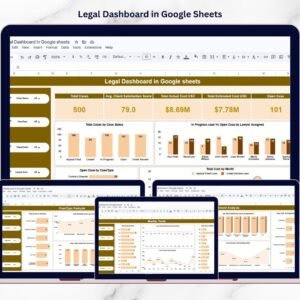 Legal Dashboard in Google Sheets