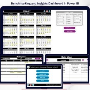 Product Launch Countdown Calendar in Excel