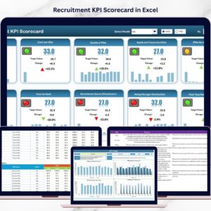 Recruitment KPI Scorecard in Excel