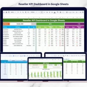 Reseller KPI Dashboard in Google Sheets