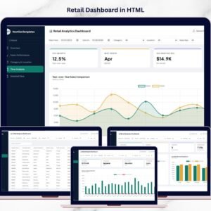 Retail Dashboard in HTML