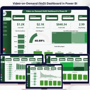 Video-on-Demand (VoD) Dashboard in Power BI