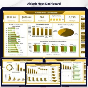 Airbnb Host Dashboard in Excel