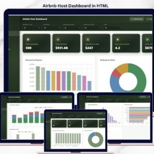 Airbnb Host Dashboard in HTML