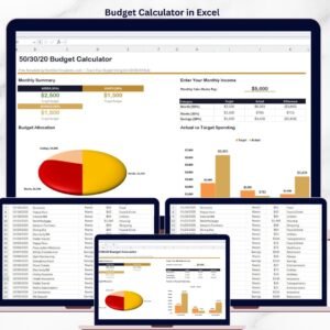 Budget Calculator in Excel