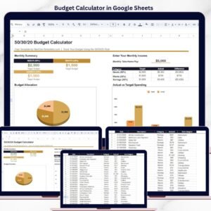 Budget Calculator in Google Sheets