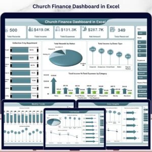 Church Finance Dashboard in Excel