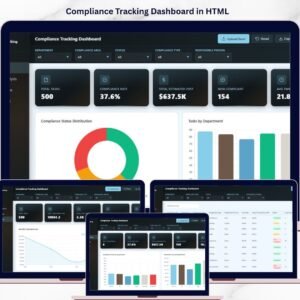 Compliance Tracking Dashboard in HTML