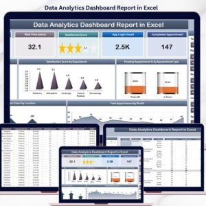 Data Analytics Dashboard Report in Excel