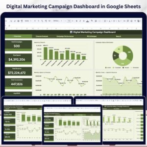 Digital Marketing Campaign Dashboard in Google Sheets