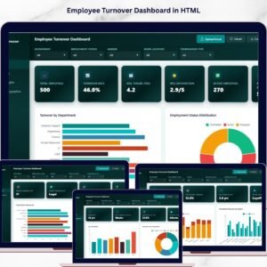 Employee Turnover Dashboard in HTML